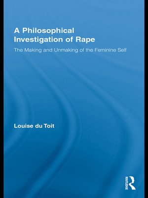 cover image of A Philosophical Investigation of Rape